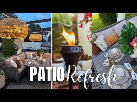 How to Get Your Dream Patio for Less! (Easy DIY Lighting & Dining Setup) | VLOG