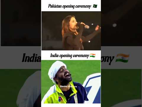 India vs Pakistan || best ceremony ? #song #shorts