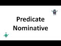 Understanding Predicate Nominatives and Adjectives