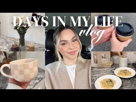 DAYS IN MY LIFE | turning 27, pottery painting, birthday haul, white wine pasta + more!