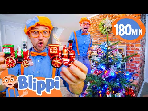 Blippi Decorates the Christmas Tree🎄- Celebrate the Holidays! | Educational Videos for Kids