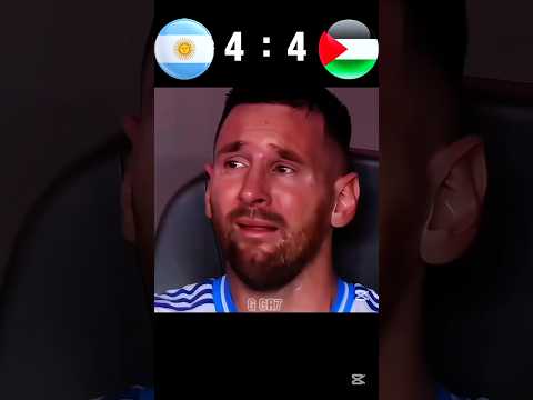 Argentina vs Palestine || 9-7 || World Cup Qualifier 2026#shorts #football #youtube #viralshorts