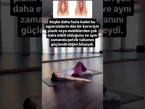 3x30 İle Düz Bir Karına Sahip Olabilirsin 🌺 Çok Daha Fazlası Kanalda Abone Olur Musun❤️#pilates