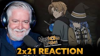 MUSHOKU TENSEI | 2x21 | Magic Circle to the Sixth Stratum | REACTION
