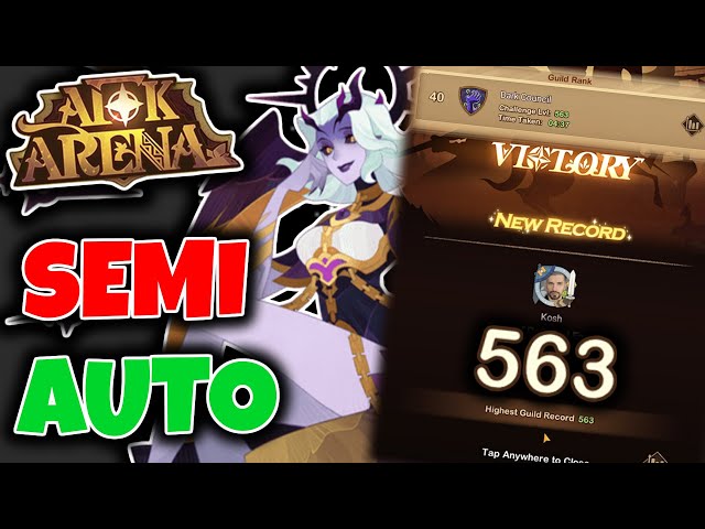 Vyloris LVL 563 Semi Auto + 560 Full Auto Guide // AFK ARENA Guild Trials