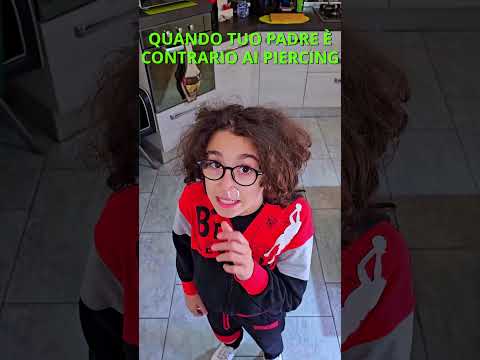 🤙Quando Tuo Padre È Contrario Ai Piercing✅Jacopo Ginevra Papà Ema #short #jacopoeginevra #comic
