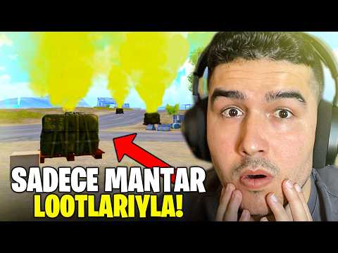 SADECE MANTAR LOOTLARIYLA WİN ALMAK? PUBG MOBILE