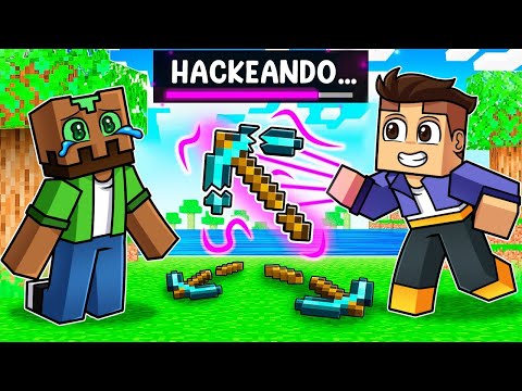 Usé HACKS Para Ayudar a MI AMIGO en Minecraft!