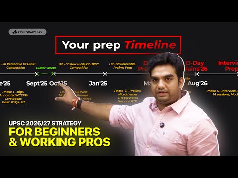 UPSC 2026 / 27 Strategy for Beginners & Working Professionals | Ultimate UPSC Blueprint