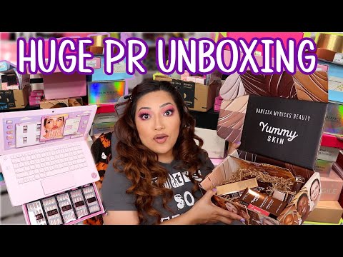 HUGE PR UNBOXING!! | NEW MAKEUP, SKINCARE & MORE LAUNCHES 2025 @AlexisJayda