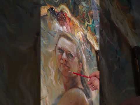 Painting a mom who was murdered by her son (clip 6) #art #artist #painting