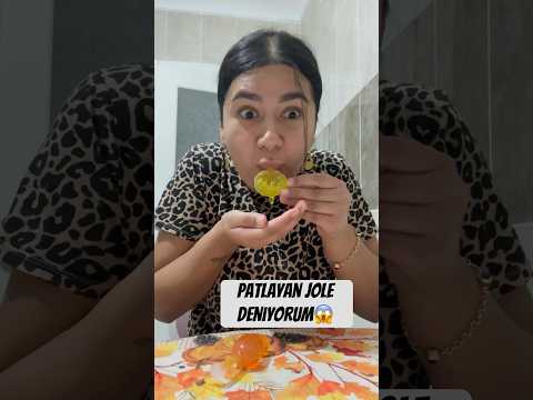 Sakın denemeyin😳 #shortvideo #summershorts #tadımtesti #patlayanjöle #vlog