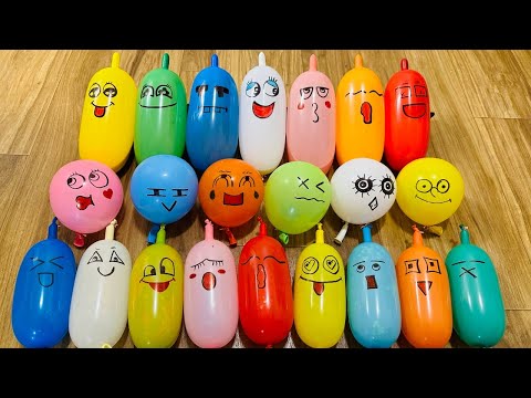 The shocking secret to making hilarious slime with long balloons | Satisfying slime videos