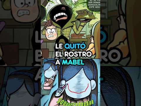 💀Esta criatura le quitó el rostro a Mabel 😱en Gravity Falls #gravityfalls #billcipher #disney