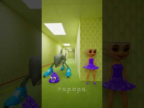 Ballerina Cappuccina Feeds Tralalero Tralala Lemon  #memes #italianbrainrot #shorts