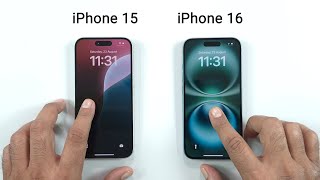 iPhone 15 vs iPhone 16 - SPEED TEST