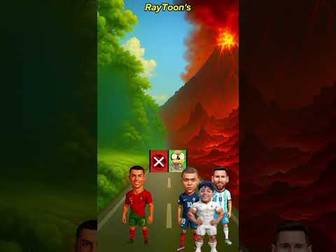 Siapa yang kalian Suka? Ronaldo atau Messi#fypシ #shorts #funny #cartoon #animation #trending
