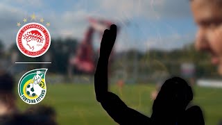 VEEL GRIEKSE SUPPORTERS AANWEZIG BIJ OEFENWEDSTRIJD OLYMPIAKOS IN NEDERLAND!! 🇬🇷✈️