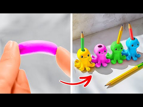 Artesanías con Arcilla Polimérica: ¡Crea Mini Magia con Divertidos DIYs! ✨🎨