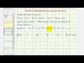 Zeros and Factors of Polynomials