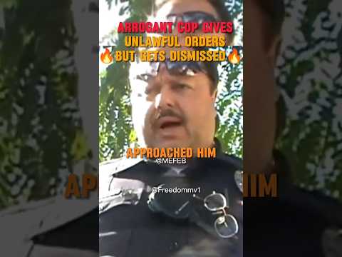 'I'm Gonna Pat You Down!' Cop Gives Unlawful Order The Guy Who Was Filming Him