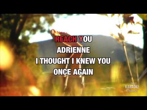 Adrienne in the Style of “The Calling” with lyrics (no lead vocal)