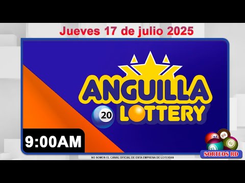 Anguilla Lottery en Vivo | Jueves 17 de julio 2025, 9:00 AM #LoteríasDominicanas
