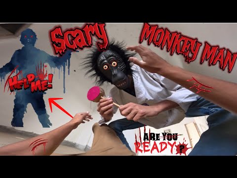 SCARY MONKEY MAN VS PARKOUR POV!