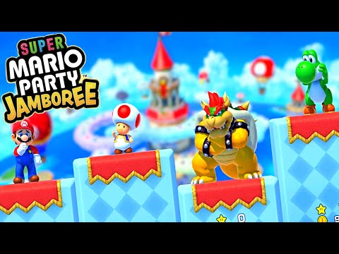 Mario's Rainbow Castle Walkthrough Hard CPU 🎲 Super Mario Party Jamboree #2