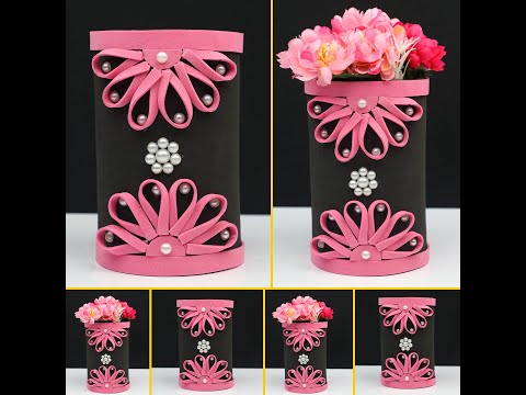 Beautiful flower vase making