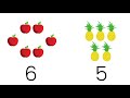 Counting Fruits and Comparing Quantities