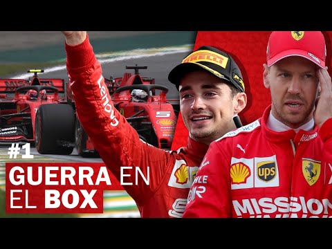 GUERRA EN EL BOX: CHARLES LECLERC VS SEBASTIAN VETTEL | PARTE 1