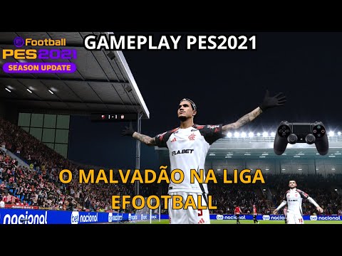 O FLAMENGO VIRTUAL, PERDE MAIS UMA NA LIGA EFOOTBALL PES21 GAMEPLAY DE HOJE 🎮