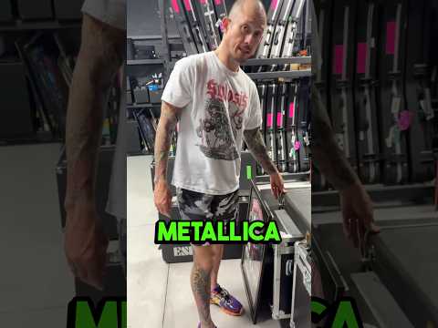 Every guitar in the Hangar has a story… This one? Signed by #Metallica. ✅🤘 @matthewkheafy