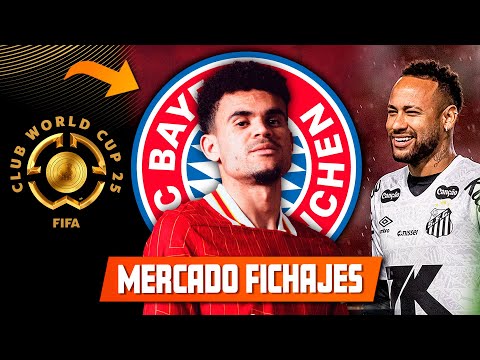 LIVERPOOL RECHAZA al BAYERN MUNICH POR LUIS DIAZ l NEYMAR RENOVACIÓN l MUNDIAL de CLUBES