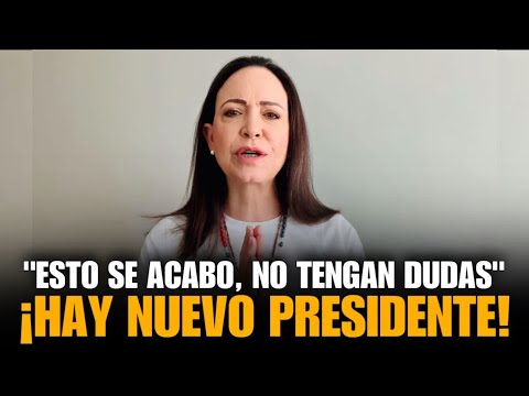 AL FIN HAY NUEVO PRESIDENTE!! DISCURSO DE CORINA MACHADO CONFIRMA JURAMENTACION DE EDMUNDO GONZALEZ