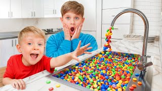 Oliver ve Adam ile Sihirli Şeker Yağmuru Macerası