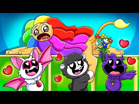 NIGHTMARE CRITTERS Falls IN LOVE with YARNABY?! (Cartoon Animation) // Poppy Playtime 4 Animation