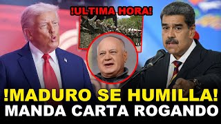 !HUMILLANTE! MADURO LE MANDA CARTA A TRUMP PIDIÉNDOLE PERDÓN Y QUIERE COLABORAR CON ELLOS!