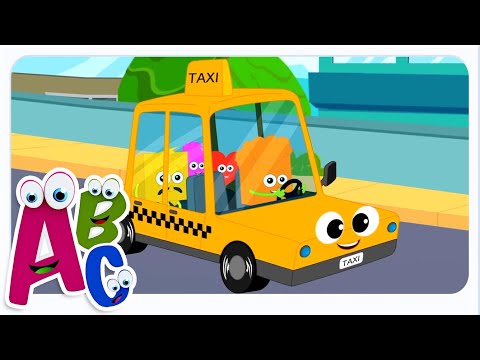 Wheels On The Taxi Go Round Round + More Nursery Rhymes And Vehicle Songs