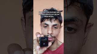 COMPREI O MICROFONE SEM FIO MAIS BARATO DO TIKTOK SHOP MC815 #Shorts