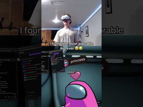 The Most Adorable Among Us VR Player Ever