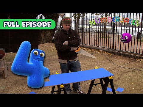 4 and a Bit | Season 1, Episode 39 | Numberjacks FULL Episode