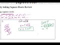 Solving Quadratic Equations by Taking the Square Root