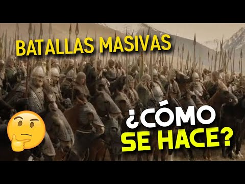 ¿Cómo se hacen las escenas de batallas masivas?