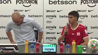 VUELVE Y JUEGA PIERDE AMERICA FRENTE A NACIONAL CON UNO MENOS Y DAVID DIJO