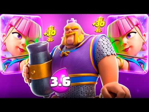 Aprenda como USAR o NOVO Deck de Gigante Real nos 9000 Troféus.