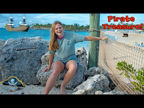 Assistant Hunts for Pirate Treasure on Disney Castaway Cay