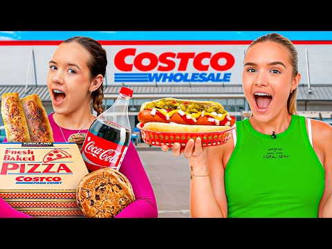 Only Eating COSTCO FOOD For 24 HOURS!
