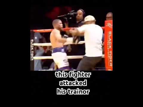 this fighter attacked his trainor #shortvideo #subscribe #shortsfeed #shorts #trending #viralvideo